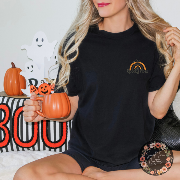 Spooky Vibes Embroidered Tshirt