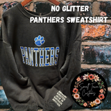 Embroidered Non-Glitter Gowanda Panthers Sweatshirt - Small Town Customs