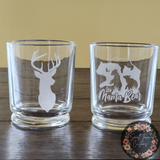 Custom Laser Engraved Liquor Glass