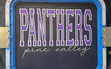 Embroidered Glitter Pine Valley Panthers Crew Neck - Small Town Customs
