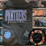 Embroidered Glitter Gowanda Panthers Hoodie