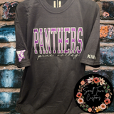 Embroidered Glitter Pine Valley T-Shirt - Small Town Customs