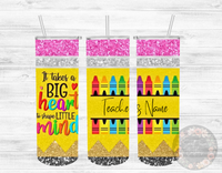 Teacher Pencil Tumbler