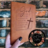 Laser Engraved "God" Journal - Small Town Customs