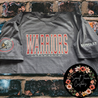 Embroidered Glitter Salamanca Warriors T-Shirt - Small Town Customs
