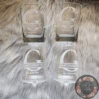 Custom Laser Engraved Liquor Glass