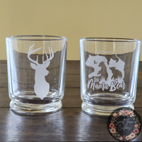 Custom Laser Engraved Liquor Glass