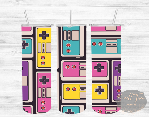 Retro Gamer Tumbler