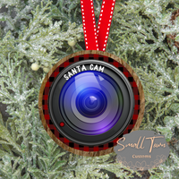 Santa Cam Christmas Ornament