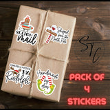 Christmas Packaging Stickers